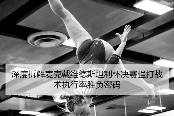 深度拆解麦克戴维德斯坦利杯决赛强打战术执行率胜负密码